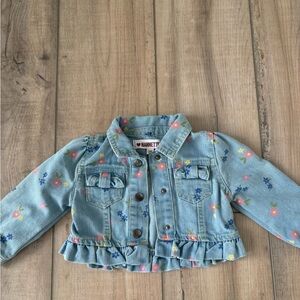 Nanette Baby Light Blue Floral Jean Jacket
